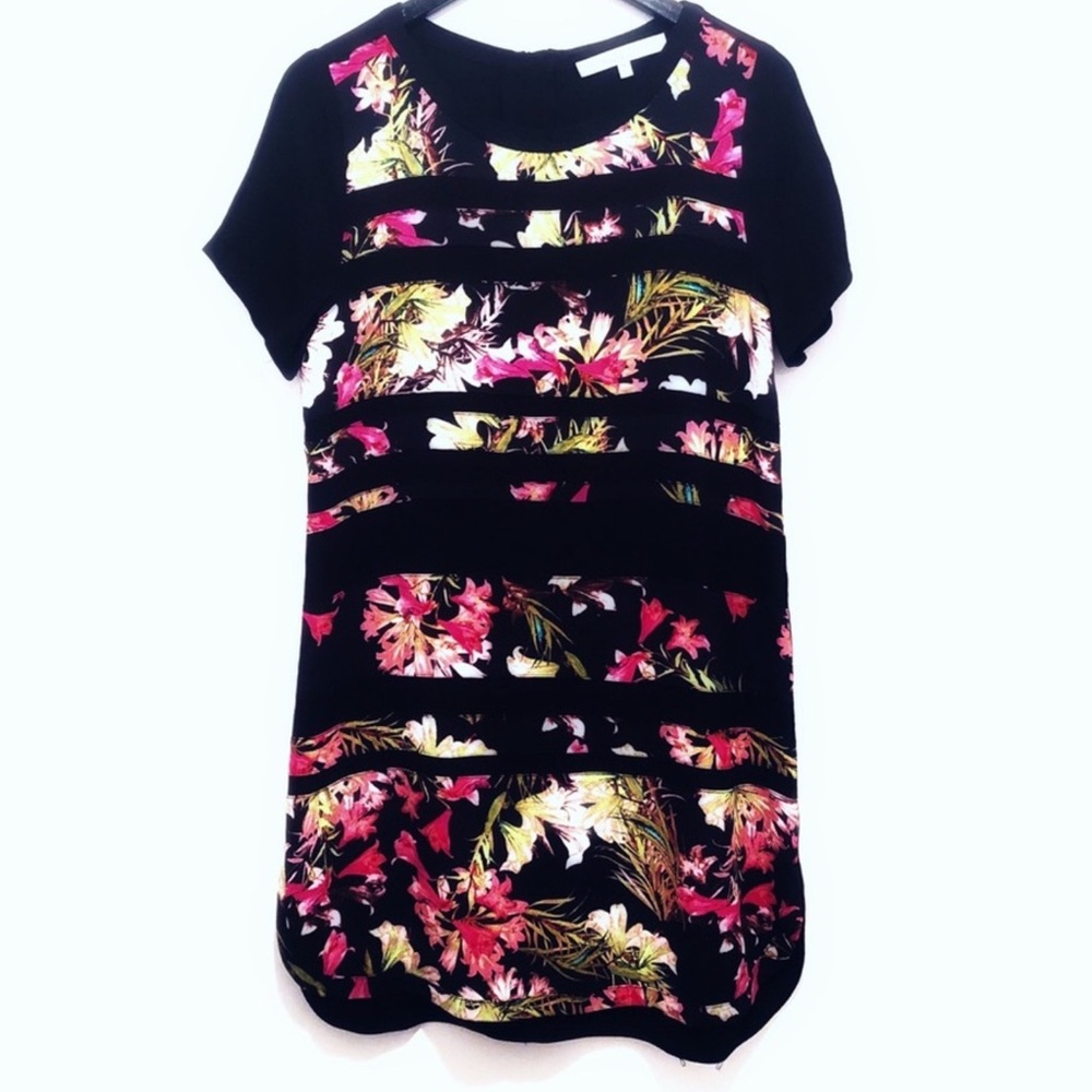 LOVERS + FRIENDS Floral Black Dress | Medium